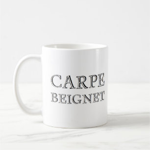 beignet carpe coffee mug