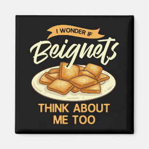 Beignet New Orleans French Quarter Magnet