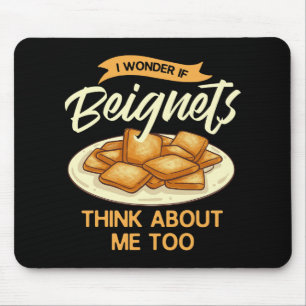 Beignet New Orleans French Quarter  Mouse Pad