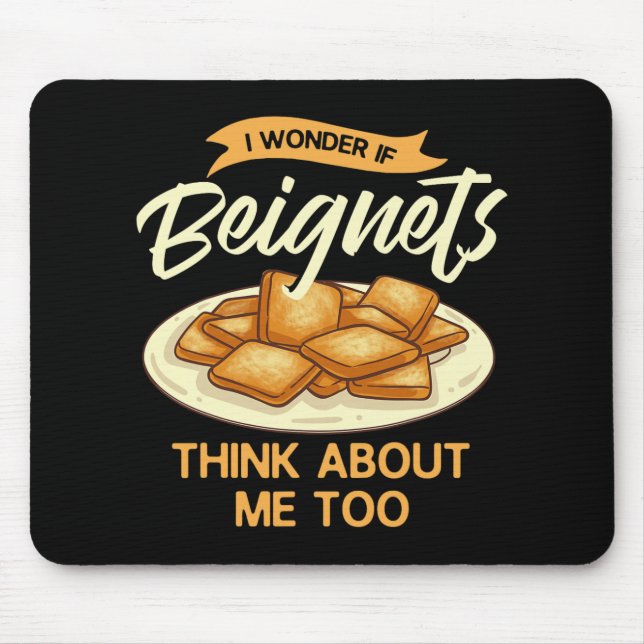 Beignet New Orleans French Quarter  Mouse Pad (Front)