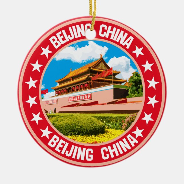 Beijing                                            ceramic ornament (Front)