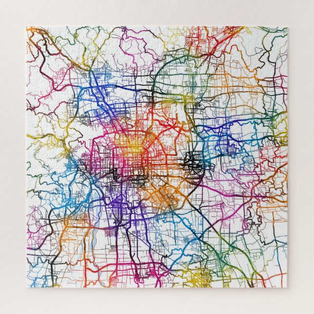  Beijing China City Map Jigsaw Puzzle (Vertical)