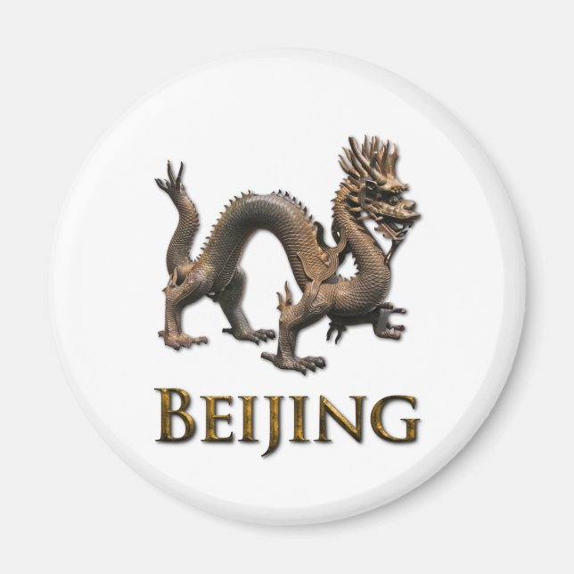 BEIJING Dragon Magnet (Front)