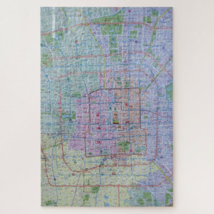 beijing map jigsaw puzzle