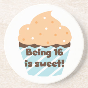 Being 16 is Sweet Birthday T shirts and Gifts Coaster