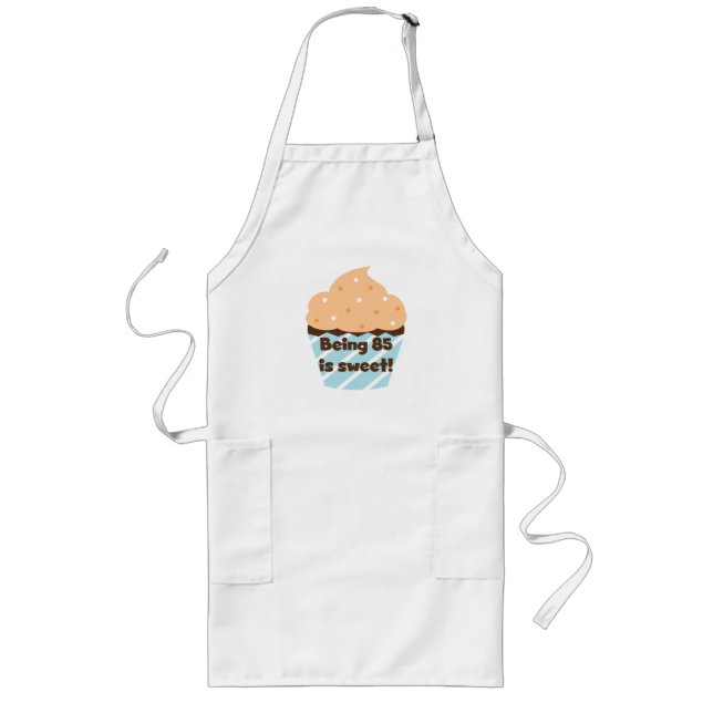 Being 85 is Sweet Birthday T-shirts and Gifts Long Apron (Front)