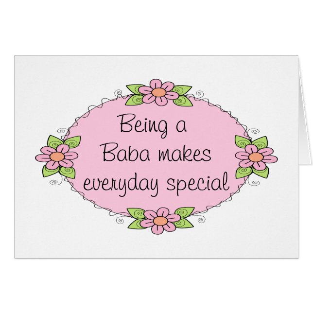 Being a Baba makes everyday Speciall (Front Horizontal)