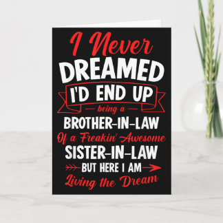 Being A Brother-in-law Of A Freakin' Awesome Siste Card