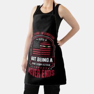 Being A Desert Storm Veteran Never Ends Apron