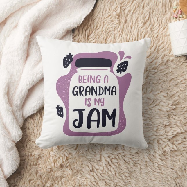 Being A Grandma Is My Jam Cushion (Blanket)