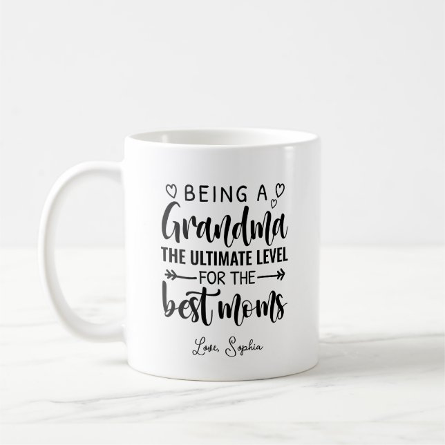 Being A Grandma The Ultimate Level Coffee Mug (Left)