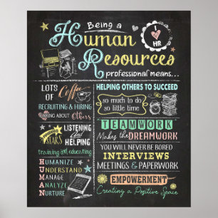 Being A Human Resources Professional Means Poster