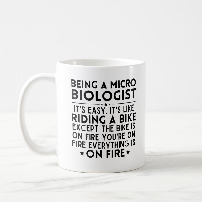 Being A Microbiologist It's Easy Coffee Mug (Left)