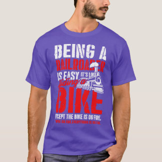 Being a Railroader railway train lover gift T-Shirt