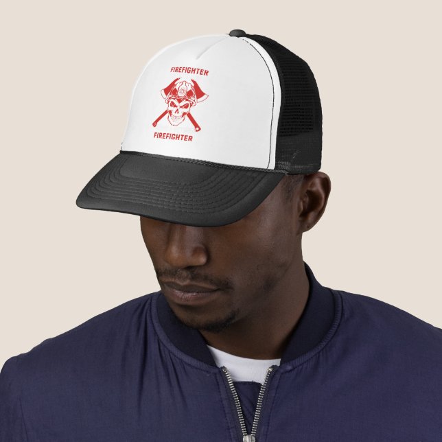 Being a Retired Firefighter is an Honour Trucker Hat (In Situ)