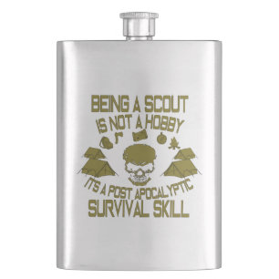 Being A Scout Is Not A Hobby Classic Flask