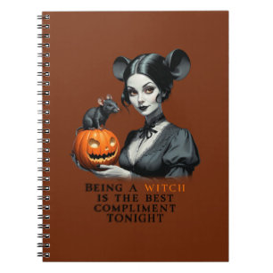 Being a witch is the best compliment tonight. notebook
