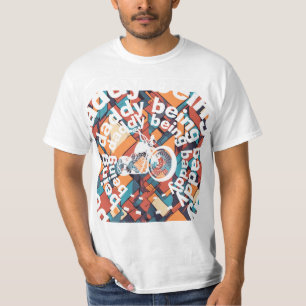 "Being Baddy Being Baddy" Chopper Daddy Geometric T-Shirt