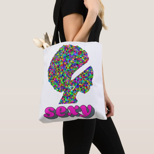 Being Colourful is Sexy! Tote Bag (Close Up)