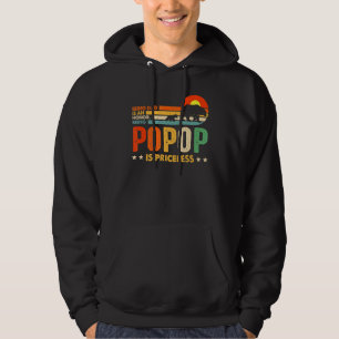 Being Dad Is An Honour Being Popop Is Priceless Fa Hoodie