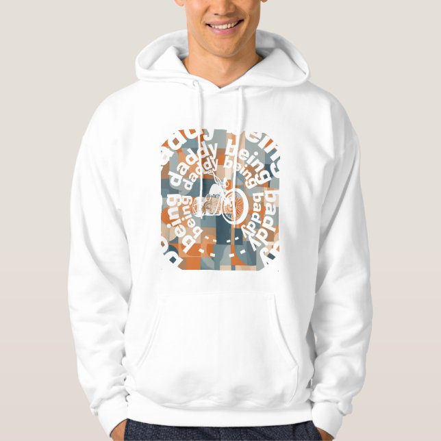 "Being Daddy Being Baddy" Chopper Daddy Geometric Hoodie (Front)