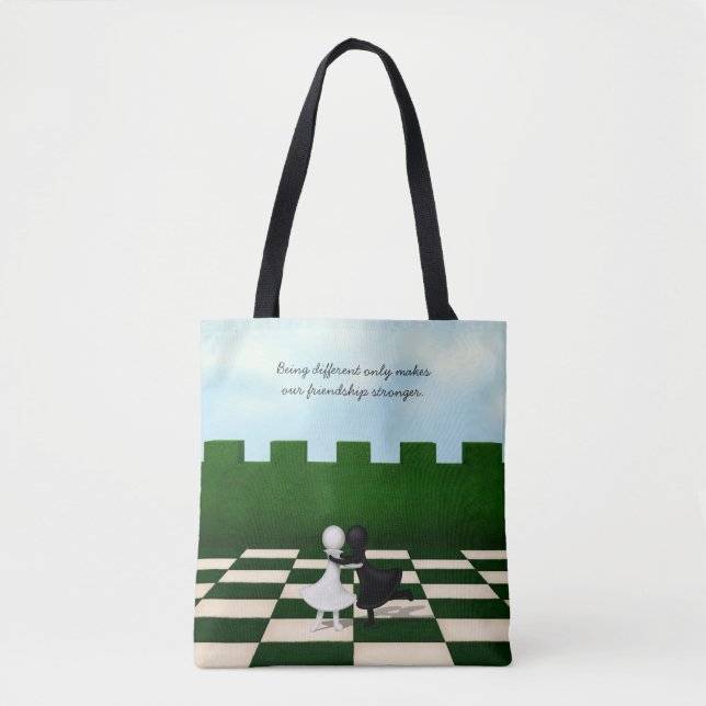 Being Different Only Makes Friendship Stronger Tote Bag (Front)