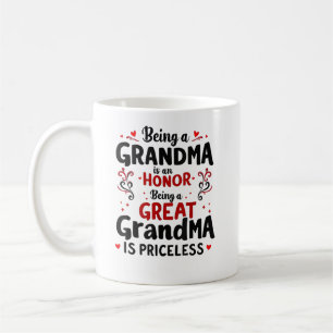 Being Great Grandma Is Priceless Coffee Mug