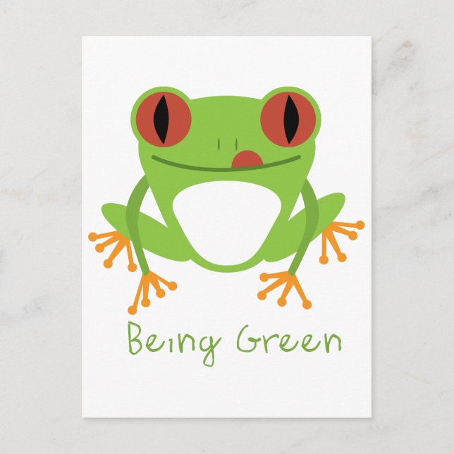 Being Green Postcard (Front)