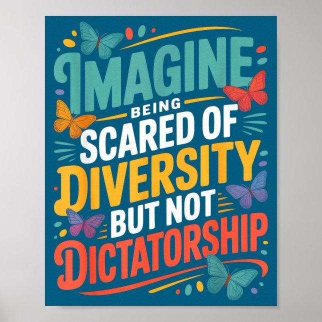 Being Imagine Scared Diversity But Not Poster (Front)