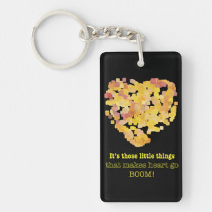 Being in love quote: It's those little things ... Key Ring