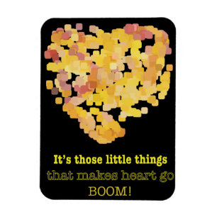 Being in love quote: It's those little things ... Magnet