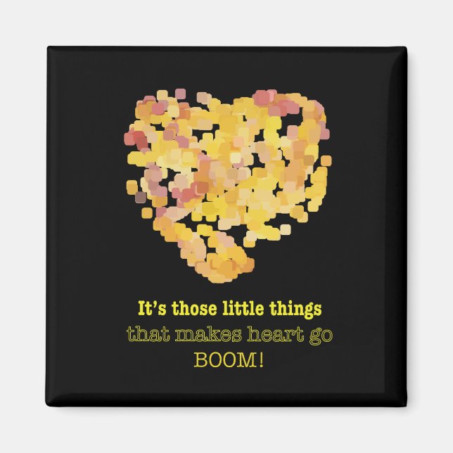 Being in love quote: It's those little things ... Magnet (Front)