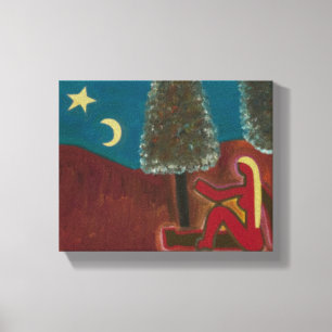 Being in Scotland With my Thoughts 2009 Canvas Print