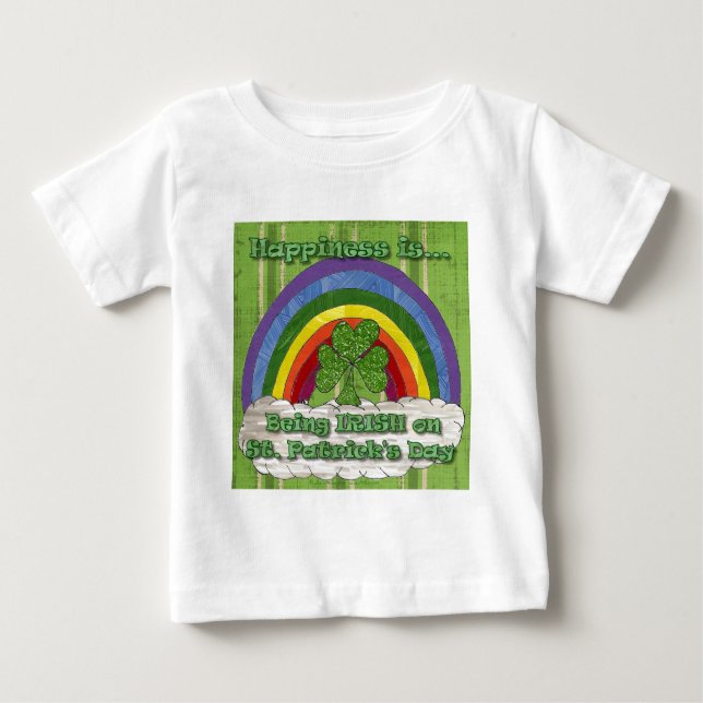 Being Irish On St Patrick's Day Baby T-Shirt (Front)