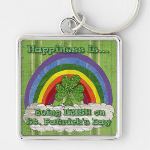 Being Irish On St Patrick's Day Key Ring