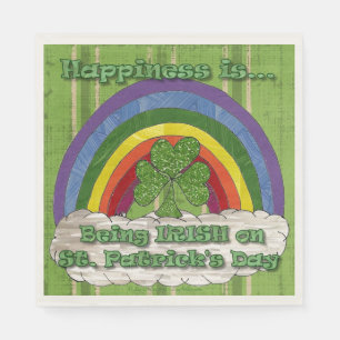 Being Irish On St Patrick's Day  Napkin