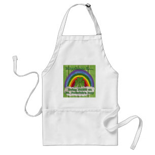 Being Irish On St Patrick's Day Standard Apron