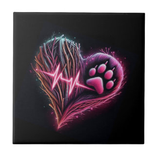 Being Love by your Pet Ceramic Tile