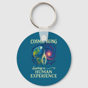 Being Metaphysical Spiritual Cosmic Having Human Key Ring