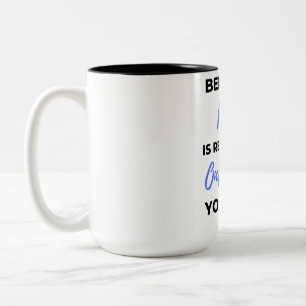 Being My Dad Is Really The Only Gift bl Two-Tone Coffee Mug