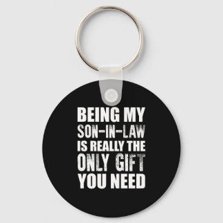 Being My Son-In-law Gift Christmas Son Birthday Key Ring