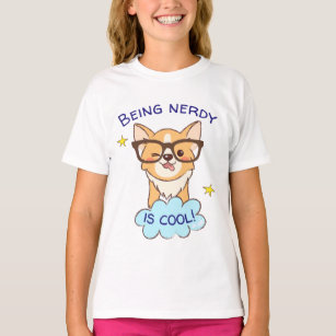 Being Nerdy Corgi T-Shirt