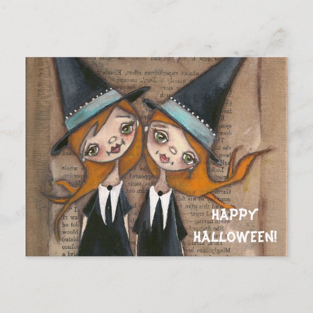 Being OUrselves - Halloween Postcard (Front)