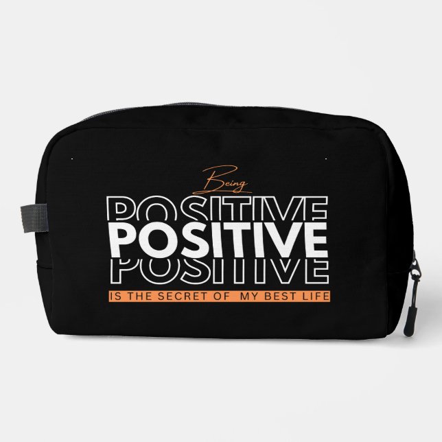 Being Positive Print Cut Sew Bag (Front)