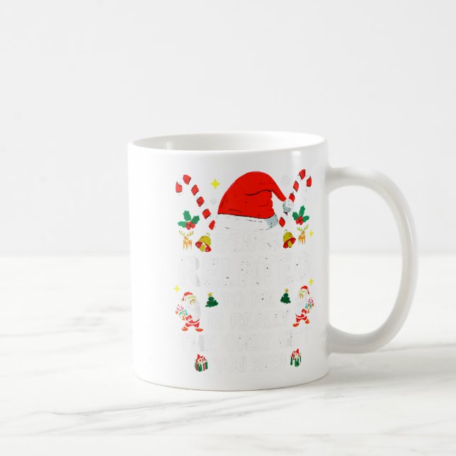 Being Related To Me Funny Christmas Family Xmas  Coffee Mug (Right)