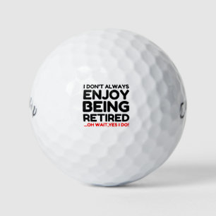 Being Retired Golf Balls