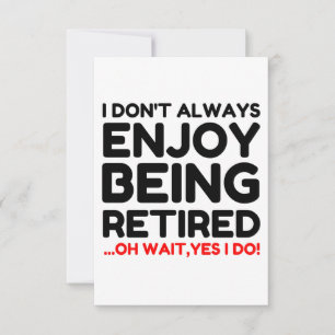 Being Retired Thank You Card