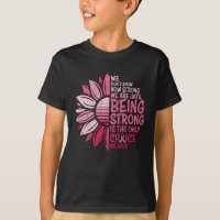 Being Strong Breast Cancer Awareness Sunflower