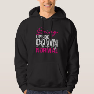 Being Upside Down Is My Normal Gymnastics Gymnast Hoodie