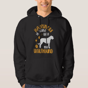 Being with my Wolfhound Irish Greyhound Irish Wolf Hoodie